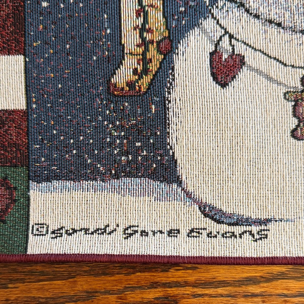 Peppermint Hill Multi-Color Tapestry Snowman Placemats (set of 8) - Picture 4 of 6